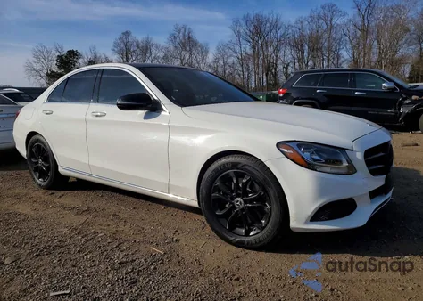 2018 Mercedes-Benz C 300 4Matic from USA, damaged, VIN 55SWF4KB7JU246477
